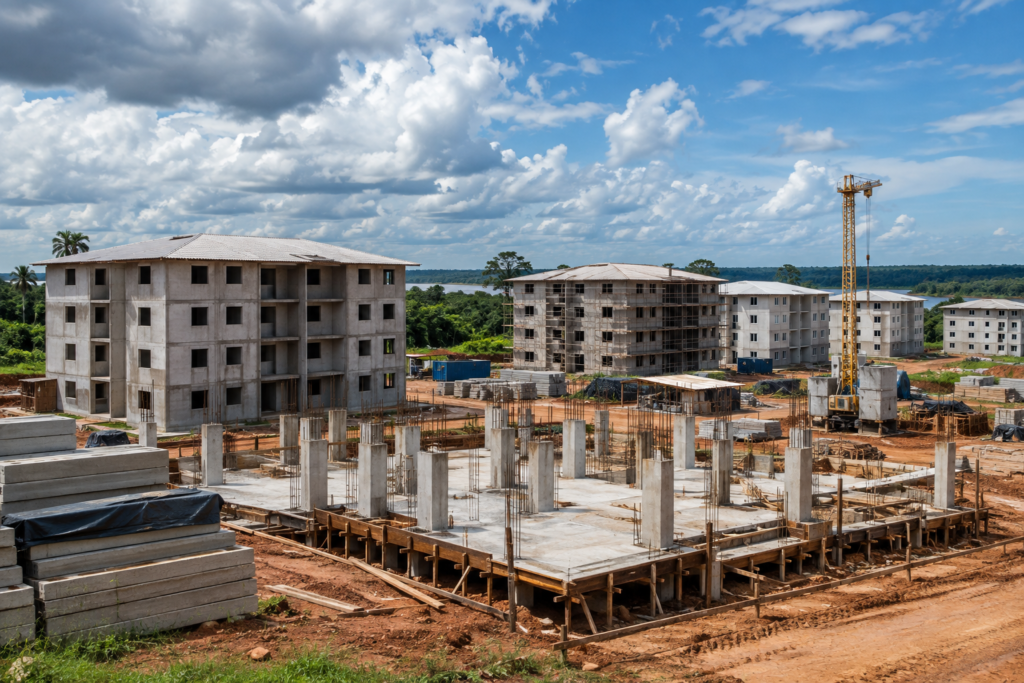 Ministro visita obras em Rio Branco e prevê ampliar moradias no Acre