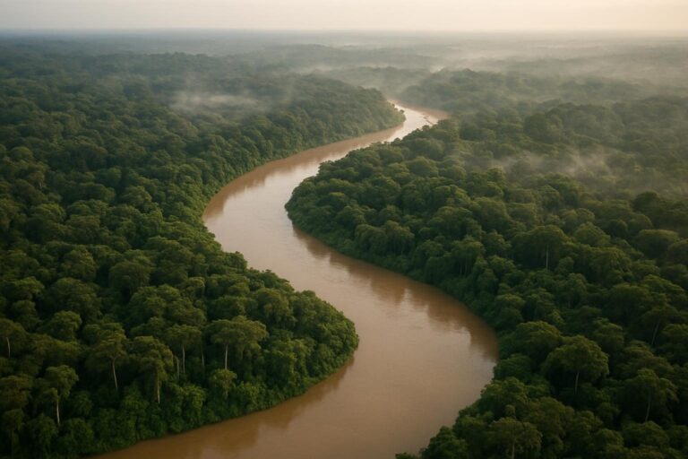 A bacia da Amazônia: rios, extensão e o papel do Acre