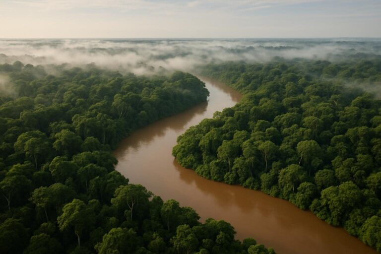 Onde está localizado o bioma Amazônia: estados, países e limites